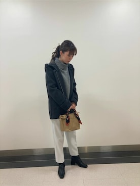 COMME CA ISM STAFFさん（レディース・160cm）の冬コーディネート