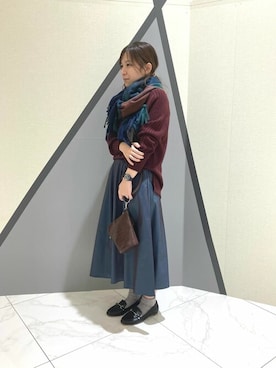 COMME CA ISM STAFFさん(レディース・150cm)の冬コーディネート