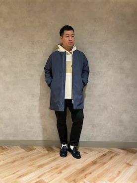 「コムサコミューン」｜COMME CA ISM STAFFさん（メンズ・170cm）の冬コーディネート