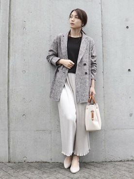 COMME CA ISM STAFFさん（レディース・168cm）の冬コーディネート