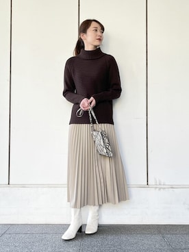 COMME CA ISM STAFFさん(レディース・164cm)の冬コーディネート