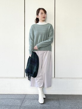 COMME CA ISM STAFFさん（レディース・164cm）の冬コーディネート