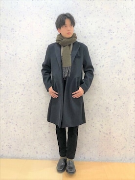 「コムサコミューン」｜COMME CA ISM STAFFさん（メンズ・168cm）の冬コーディネート