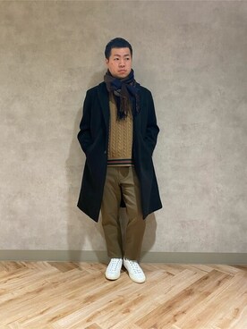 「コムサコミューン」｜COMME CA ISM STAFFさん（メンズ・170cm）の冬コーディネート