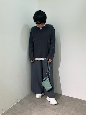 COMME CA ISM STAFFさん(レディース・153cm)の冬コーディネート