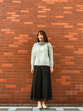 COMME CA ISM STAFFさん(レディース・165cm)の冬コーディネート