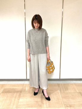 COMME CA ISM STAFFさん（レディース・168cm）の冬コーディネート