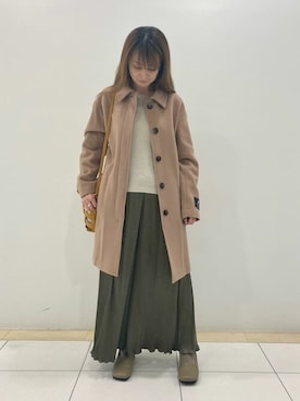 COMME CA ISM STAFFさん（レディース・156cm）の冬コーディネート