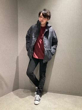 「COMME CA ISM（コムサイズム）のアイテム（ジャケット/アウター）」を使った、COMME CA ISM STAFFさん（メンズ・170cm）の冬コーディネート