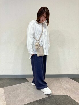 「ONIGIRI（オニギリ）のアイテム」を使った、COMME CA ISM STAFFさん（レディース・145cm）の冬コーディネート