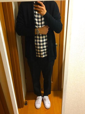 たけやんさん（メンズ・180cm）の秋コーディネート