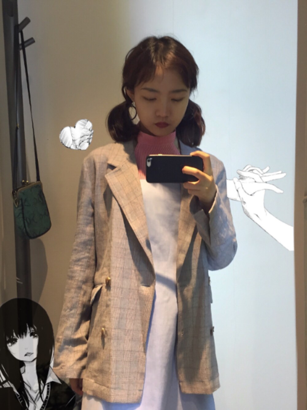 「URのアイテム（トップス、ピンク系）」を使った、zoodoggy さん（レディース・165cm）の夏コーディネートの1枚目の写真