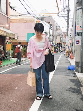 「artyz（アーティーズ）のアイテム」を使った、mamiさん（レディース・155cm）の夏コーディネート