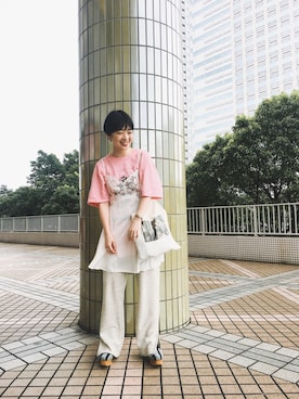 「No6（ナンバーシックス）のアイテム」を使った、mamiさん（レディース・155cm）の夏コーディネート