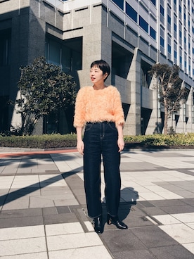 「アイテム（イヤリング）」を使った、mamiさん（レディース・155cm・20代）の冬コーディネート