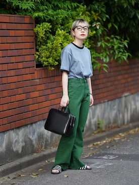 「nimiru（ニミル）のアイテム」を使った、mamiさん（レディース・155cm）の春コーディネート