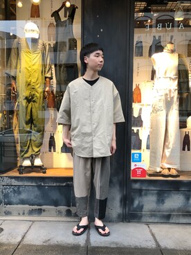 「YANTOR（ヤントル）のアイテム」を使った、shogoさん（メンズ・176cm）の春コーディネート