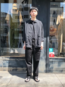 「Johnbull Private labo（ジョンブルプライベートラボ）のアイテム（ブルゾン）」を使った、shogoさん（メンズ・176cm）の夏コーディネート