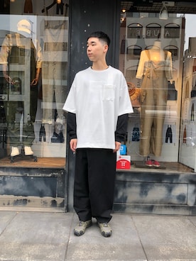 「PINE（パイン）のアイテム」を使った、shogoさん（メンズ・175cm）の夏コーディネート