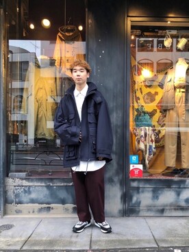 「SPALWART（スパルウォート）のアイテム」を使った、shogoさん（メンズ・176cm）の秋コーディネート