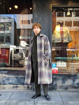 「NICHOLAS DALEY（ニコラスデイリー）のアイテム（ジャケット/アウター）」を使った、shogoさん（メンズ・176cm）の秋コーディネート