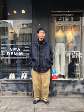 「LEMAIRE（ルメール）のアイテム」を使った、shogoさん（メンズ・176cm）の冬コーディネート
