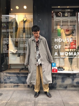 「LEMAIRE（ルメール）のアイテム」を使った、shogoさん（メンズ・176cm）の冬コーディネート