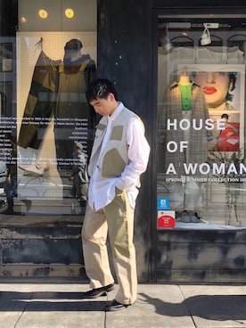「LEMAIRE（ルメール）のアイテム」を使った、shogoさん（メンズ・176cm）の冬コーディネート