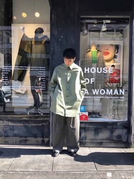 「LEMAIRE（ルメール）のアイテム」を使った、shogoさん（メンズ・176cm）の春コーディネート