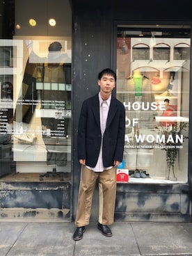 「LEMAIRE（ルメール）のアイテム」を使った、shogoさん（メンズ・176cm）の春コーディネート