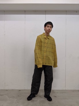 「WhoWhat（フーワット）のアイテム（トップス）」を使った、shogoさん（メンズ・176cm）の春コーディネート