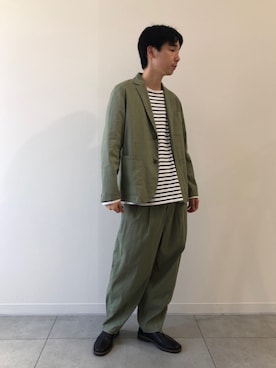 「LEMAIRE（ルメール）のアイテム」を使った、shogoさん（メンズ・176cm）の春コーディネート