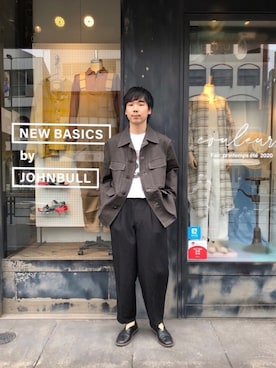 「LEMAIRE（ルメール）のアイテム」を使った、shogoさん（メンズ・176cm）の春コーディネート