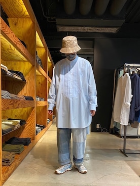 「Johnbull（ジョンブル）のアイテム（財布/小物）」を使った、shogoさん（メンズ・176cm）の夏コーディネート