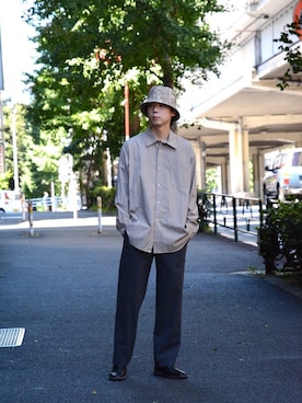 「LEMAIRE（ルメール）のアイテム」を使った、shogoさん（メンズ・176cm）の夏コーディネート