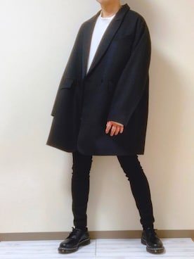 「平成最後のWEARISTAセンバツ」｜「アイテム（チェスターコート）」を使った、ともさん（メンズ・168cm）の春コーディネート