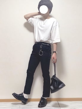 「LIDNM（リドム）のアイテム（財布/小物）」を使った、ともさん（メンズ・168cm）の春コーディネート