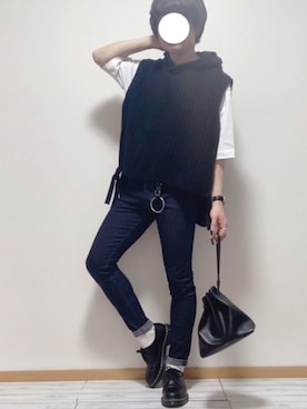 「LIDNM（リドム）のアイテム（財布/小物）」を使った、ともさん（メンズ・168cm）の春コーディネート