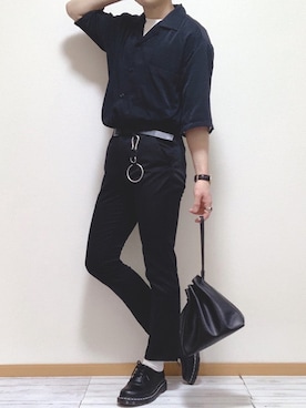 「LIDNM（リドム）のアイテム（財布/小物）」を使った、ともさん（メンズ・168cm）の夏コーディネート