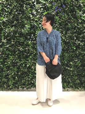 「Plantation（プランテーション）のアイテム」を使った、katanoさん（レディース・151cm）の夏コーディネート