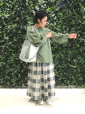 「Plantation（プランテーション）のアイテム」を使った、katanoさん（レディース・151cm）の夏コーディネート