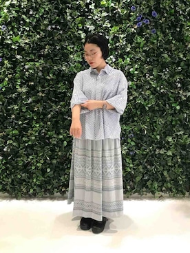 「Plantation（プランテーション）のアイテム」を使った、katanoさん（レディース・151cm）の秋コーディネート