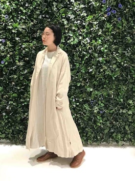 「Plantation（プランテーション）のアイテム」を使った、katanoさん（レディース・151cm）の秋コーディネート