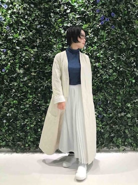 「秋のマイ旬スタイル」｜「アイテム（その他アウター）」を使った、katanoさん（レディース・151cm）の秋コーディネート