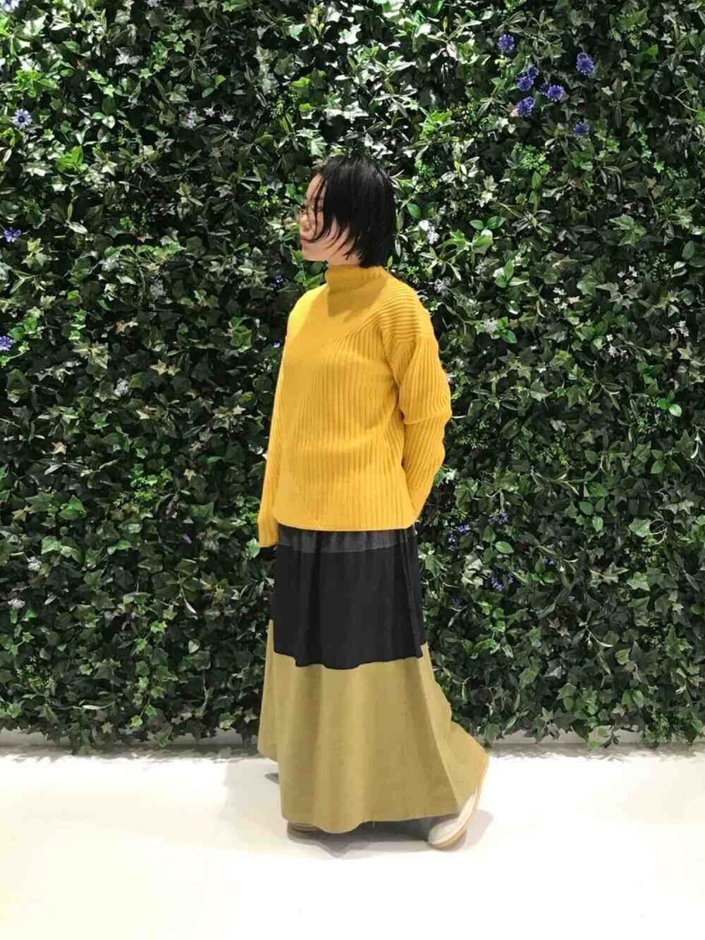 plantation Bizen パーツストレッチパネル スカート M Plantation（プランテーション）の「Bizenパーツストレッチ