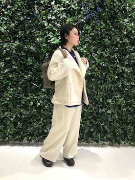 「dansko（ダンスコ）のアイテム（スリッポン）」を使った、katanoさん（レディース・151cm）の冬コーディネート