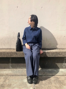 「dansko（ダンスコ）のアイテム（スリッポン）」を使った、katanoさん（レディース・151cm）の春コーディネート