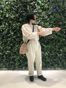 「dansko（ダンスコ）のアイテム（スリッポン）」を使った、katanoさん（レディース・151cm）の春コーディネート