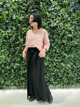 「dansko（ダンスコ）のアイテム（スリッポン）」を使った、katanoさん（レディース・151cm）の春コーディネート