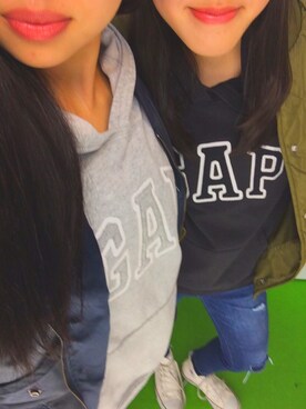 「AIR SPACE（エアースペース）のアイテム（ジャケット/アウター）」を使った、うたさん（レディース・156cm）の冬コーディネート